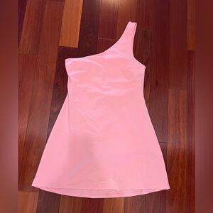 Abercrombie and Fitch pink one shoulder active skort size small
